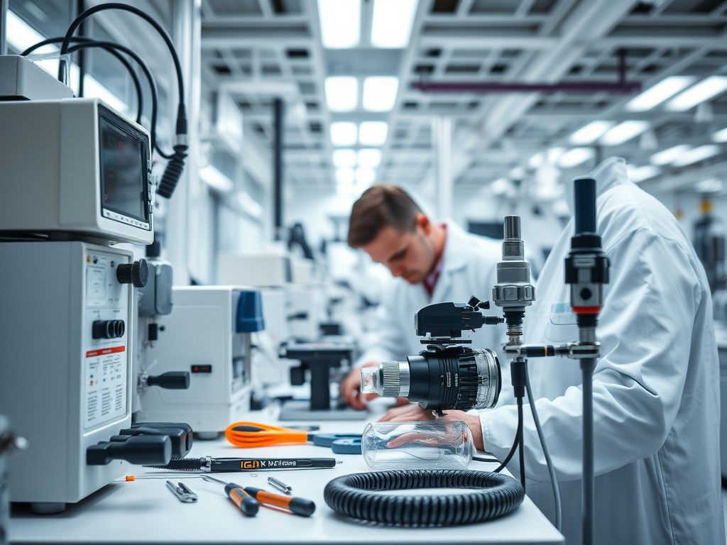 Technician providing repairs